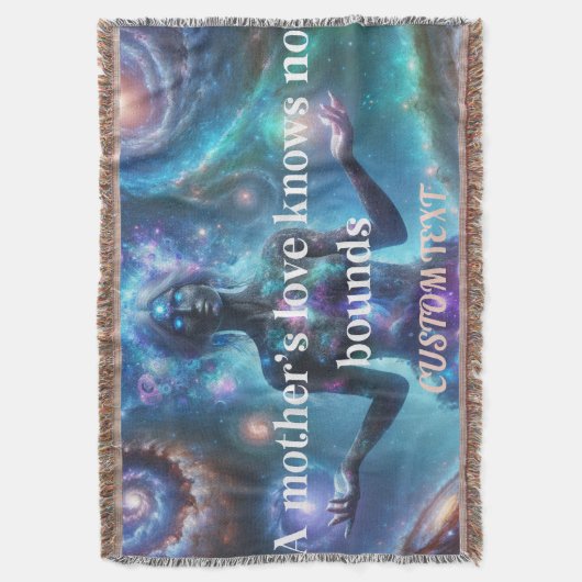 Gepersonaliseerde aangepaste naamdeken deken (Voorkant Verticaal)