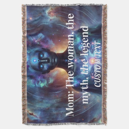 Gepersonaliseerde aangepaste naamdeken deken (Voorkant Verticaal)