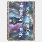 Gepersonaliseerde aangepaste naamdeken deken (Voorkant Verticaal)