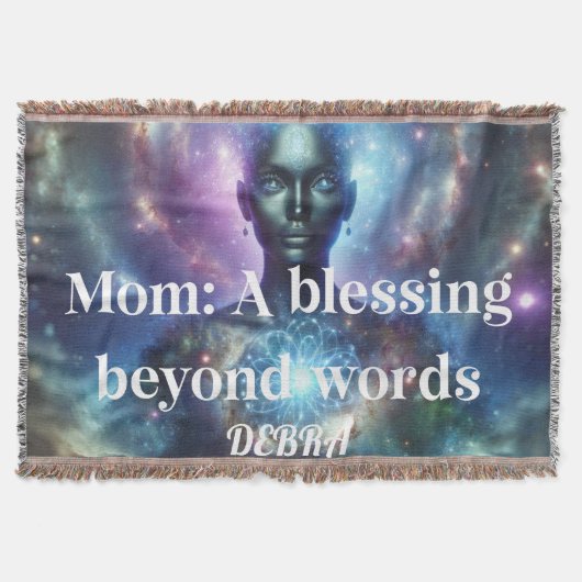 Gepersonaliseerde aangepaste naamdeken deken (Voorkant)