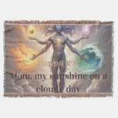 Gepersonaliseerde aangepaste naamdeken deken (Voorkant)