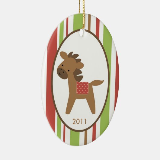 Gepersonaliseerde aangepaste Ornament boerderijdie (Rechts)