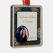 Gepersonaliseerde aangepaste Ornament herfst bloem (Rechts)