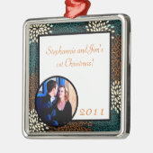 Gepersonaliseerde aangepaste Ornament herfst bloem (Links)