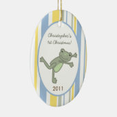 Gepersonaliseerde Aangepaste Ornament Leap Frog Tu (Rechts)
