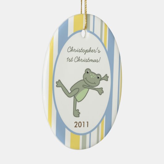 Gepersonaliseerde Aangepaste Ornament Leap Frog Tu (Rechts)