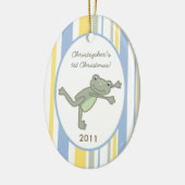 Gepersonaliseerde Aangepaste Ornament Leap Frog Tu (Links)