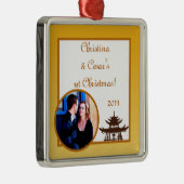 Gepersonaliseerde aangepaste Ornament warme zonson (Rechts)