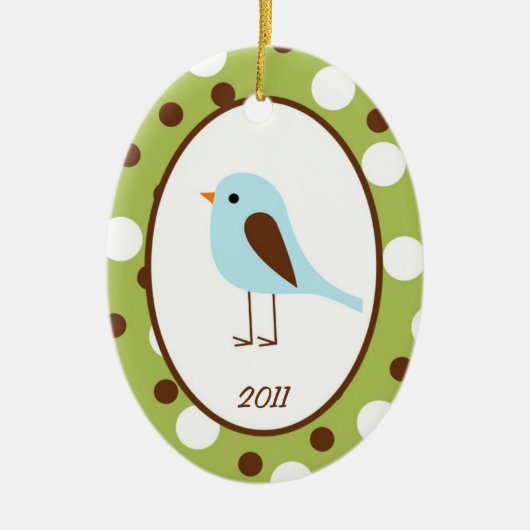 Gepersonaliseerde Aangepaste Ornament Woodland Vri (Voorkant)