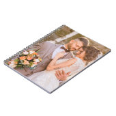 Gepersonaliseerde aangepaste paar foto notitieboek (Linkerzijde)