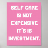 Gepersonaliseerde aangepaste positieve zelfzorg ci poster (Voorkant)