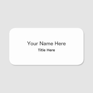 Gepersonaliseerde Aangepaste Professionele Medewer Naamplaatje