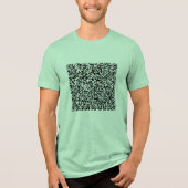 Gepersonaliseerde aangepaste QR-code Scan Info Uw Tri-Blend Shirt (Voorkant)