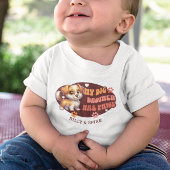 Gepersonaliseerde aangepaste schattige baby en hon