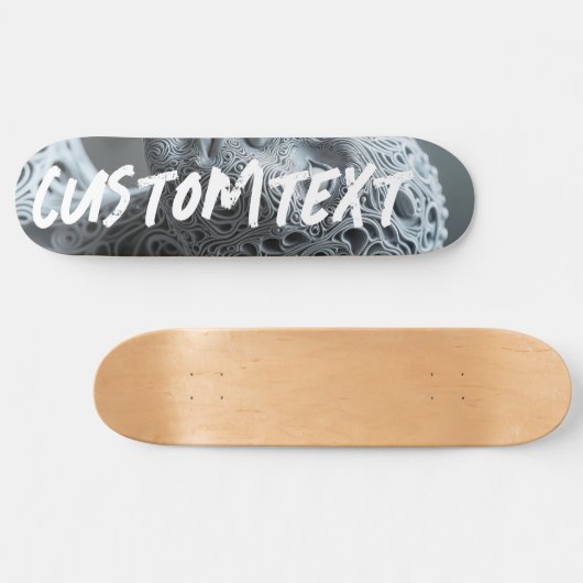 Gepersonaliseerde aangepaste skateboard fractal me (Horizontaal)