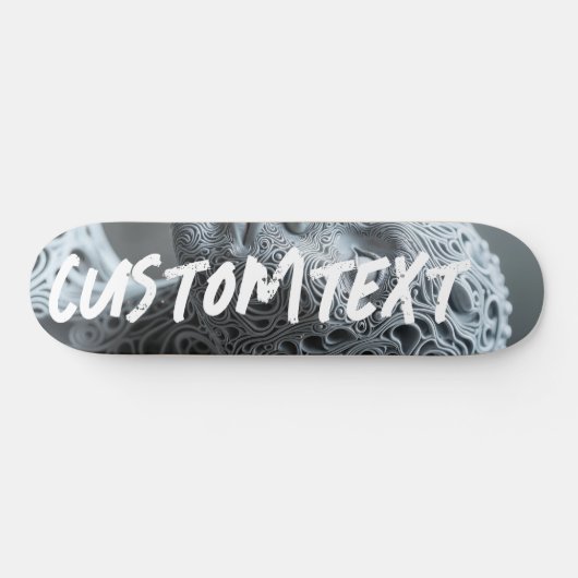 Gepersonaliseerde aangepaste skateboard fractal me (Horizontaal)