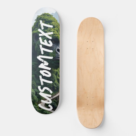 Gepersonaliseerde aangepaste skateboard gorilla we (Voorkant)