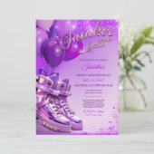 Gepersonaliseerde aangepaste sneaker-thema kaart (Staand voorkant)