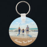Gepersonaliseerde aangepaste tekst en familie foto sleutelhanger<br><div class="desc">Aangepaste foto en tekst Sleutelhangers - Unique Your Own Design - Gepersonaliseerde familie / vrienden of persoonlijke Sleutelhanger geschenk - Voeg Jouw tekst en foto toe - Formaat wijzigen en verplaatsen met aanpassingstool! Kies lettertypen / grootte / kleur! Veel succes - wees gelukkig :)</div>