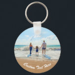 Gepersonaliseerde aangepaste tekst en familie foto sleutelhanger<br><div class="desc">Aangepaste foto en tekst Sleutelhangers - Unique Your Own Design - Gepersonaliseerde familie / vrienden of persoonlijke Sleutelhanger geschenk - Voeg Jouw tekst en foto toe - Formaat wijzigen en verplaatsen met aanpassingstool! Kies lettertypen / grootte / kleur! Veel succes - wees gelukkig :)</div>