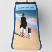 Gepersonaliseerde aangepaste tekst en foto Golf He Golfheadcover (Draai 90)