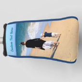 Gepersonaliseerde aangepaste tekst en foto Golf He Golfheadcover (Voorkant)