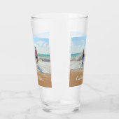Gepersonaliseerde aangepaste tekst en uw fotoglas glas (Links)