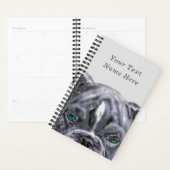 Gepersonaliseerde aangepaste tekst planner met hui (Display)