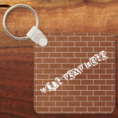 Gepersonaliseerde aangepaste tekst Sleutelhanger b (Voorkant)