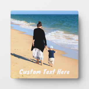 Gepersonaliseerde aangepaste tekst Uw foto Plaque  Fotoplaat