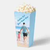 Gepersonaliseerde aangepaste tekst Uw foto Popcorn Bedankdoosjes (Popped)