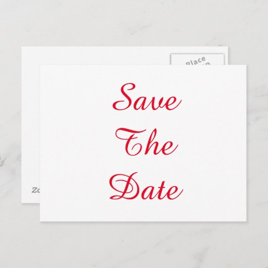 Gepersonaliseerde Aangepaste Uw bruiloft Sla de da Aankondigingskaart (Voorkant / Achterkant)