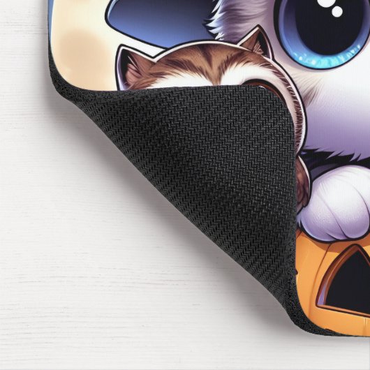 Gepersonaliseerde aangepaste uw eigen foto Hallowe Muismat (Hoek)