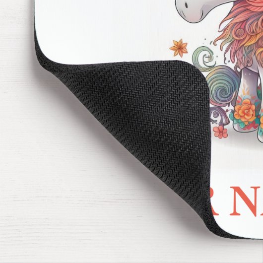 Gepersonaliseerde aangepaste uw eigen foto muismat (Hoek)