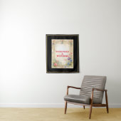 Gepersonaliseerde Aangepaste Uw Eigen  Foto & Teks Wandkleed (In situ)