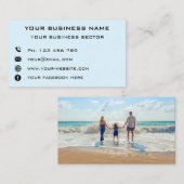 Gepersonaliseerde aangepaste uw foto-Visitekaartje Visitekaartje (Voorkant / Achterkant)