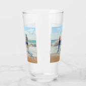 Gepersonaliseerde aangepaste uw fotoglas glas (Links)