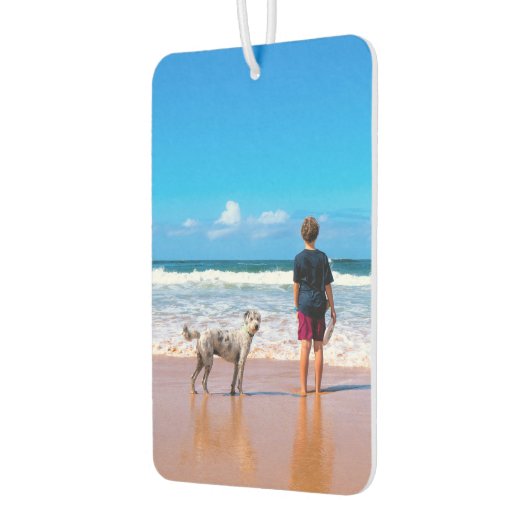 Gepersonaliseerde aangepaste uw huisdier foto luch luchtverfrisser (Links)