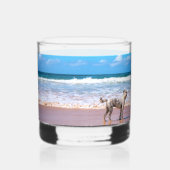 Gepersonaliseerde aangepaste uw huisdier foto whisky glas (Voorkant)