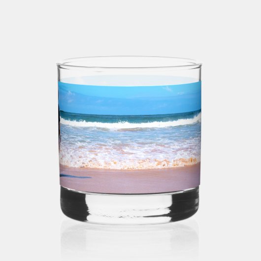 Gepersonaliseerde aangepaste uw huisdier foto whisky glas (Achterkant)