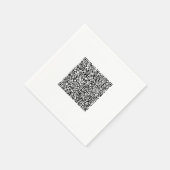 Gepersonaliseerde aangepaste uw QR-code scaninfo s Servet (Hoek)