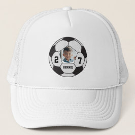 Gepersonaliseerde aangepaste voetbalspeler sportte trucker pet