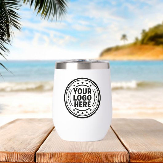 Gepersonaliseerde aangepaste wijntrommel (Strand (Gedraaid)  )