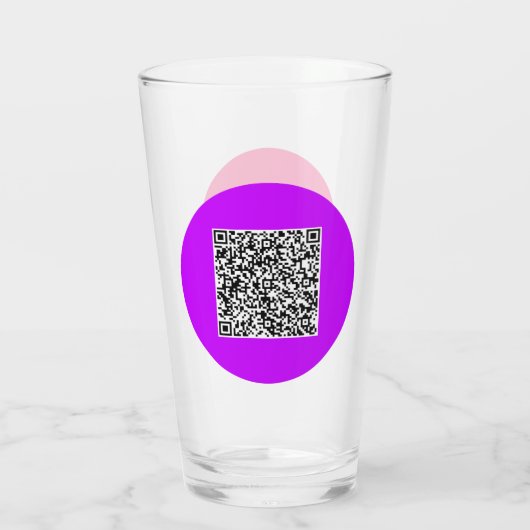 Gepersonaliseerde Aangepaste YouQR Code Glas Kies (Achterkant)