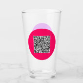 Gepersonaliseerde Aangepaste YouQR Code Glas Kies (Voorkant)