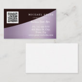 Gepersonaliseerde aangepaste zakelijke QR-code log Visitekaartje (Voorkant / Achterkant)
