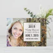 Gepersonaliseerde aankondiging van camouflage afst (Staand voorkant)