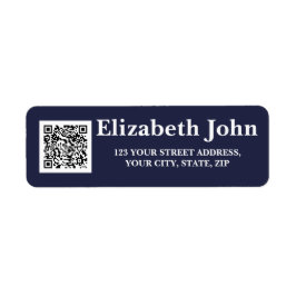 Gepersonaliseerde aanpasbare moderne minimalistisc etiket