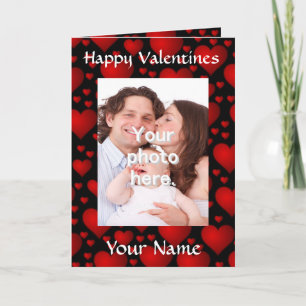 Gepersonaliseerde aanpasbare Valentijnsdag Feestdagen Kaart