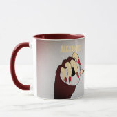 Gepersonaliseerde aanraking van Trippy Vision Mok (Links)